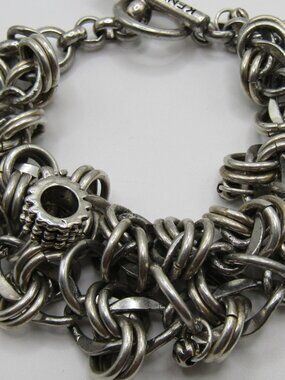 Kenneth Cole~Reaction Brutalist Unisex Chainmail Bracelet